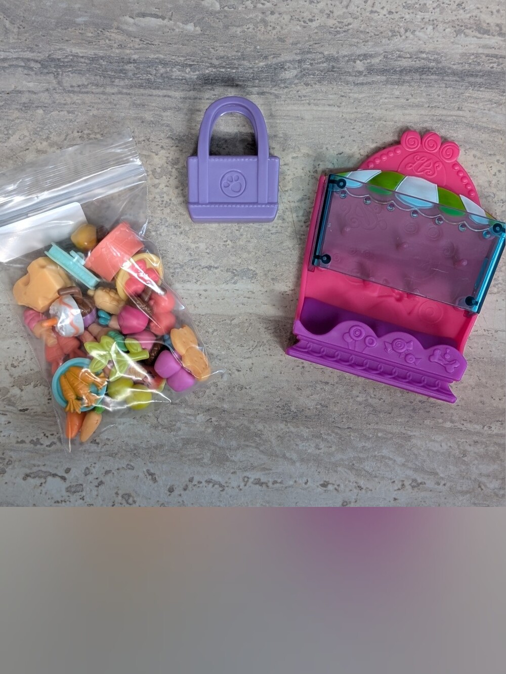 Littlest Pet Shop Food Accessory Lot 30pcs Total Vintage Hasbro LPS
